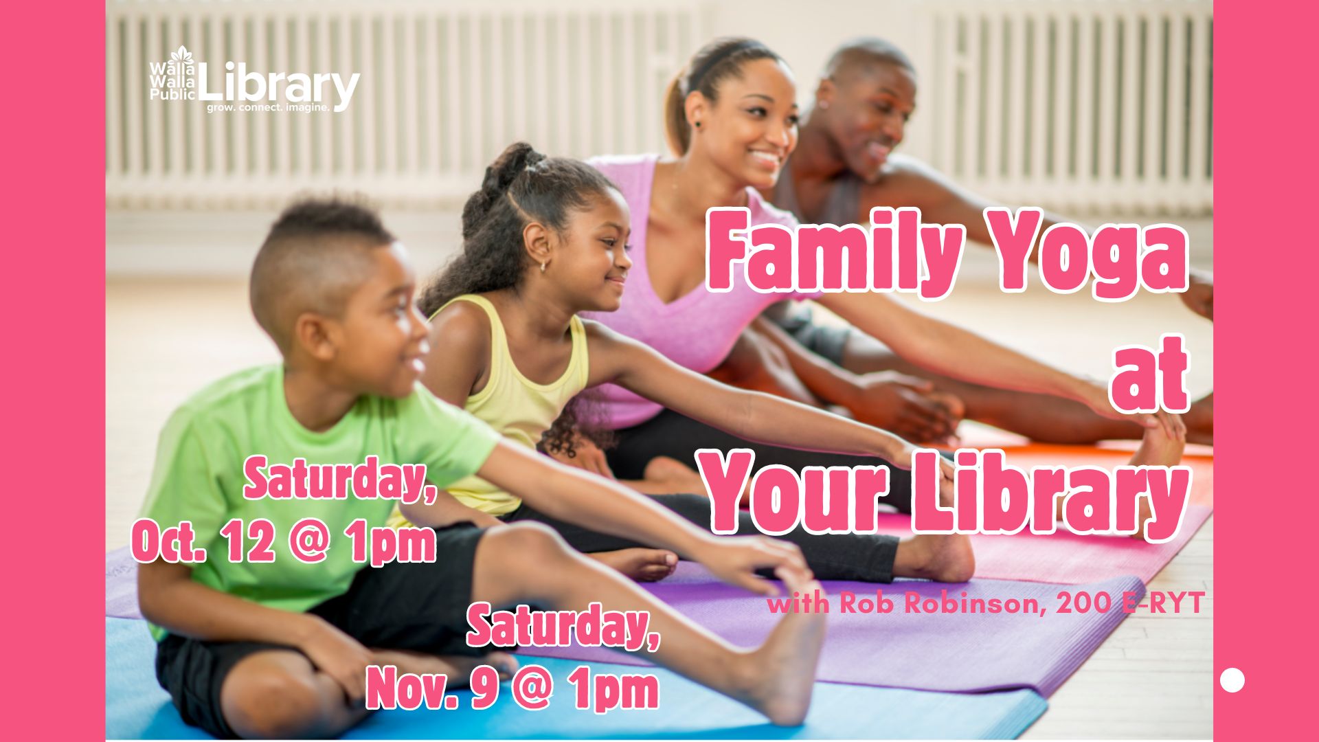 Family Yoga at the library