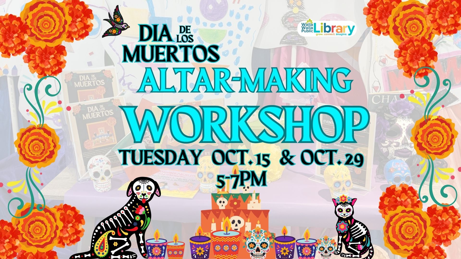 Altar Making Workshop at WWPL Tues. Oct 15 & 29 5-7pm 