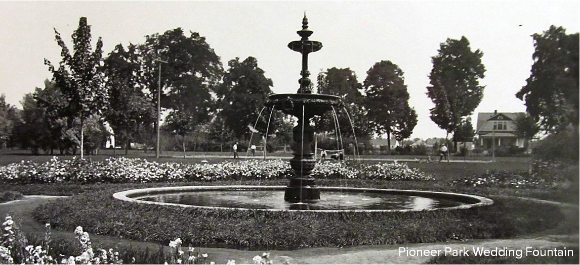 Pioneer Park Wedding Fountain