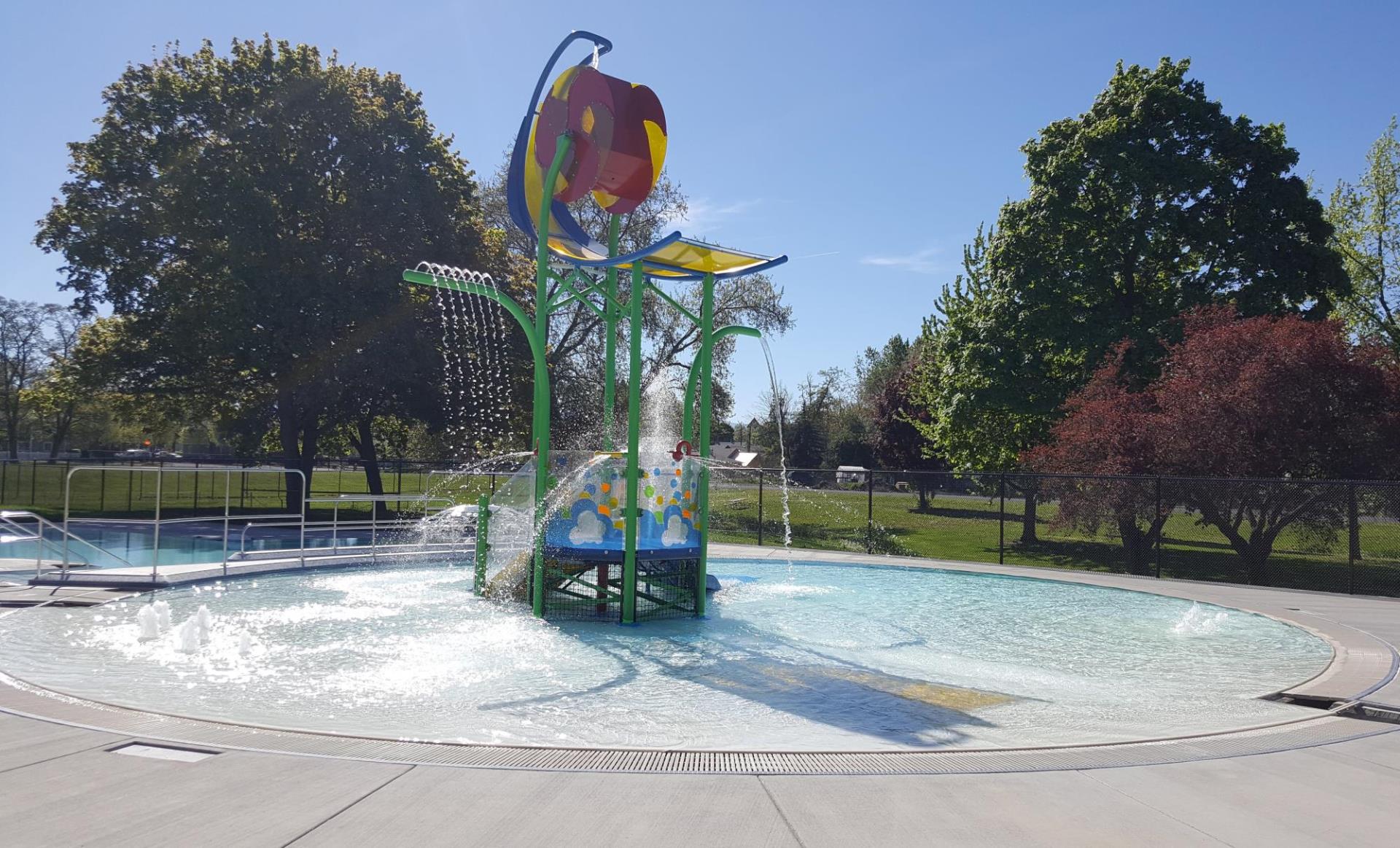 Veterans Memorial Pool - Leasure Pool Toy Structure 2