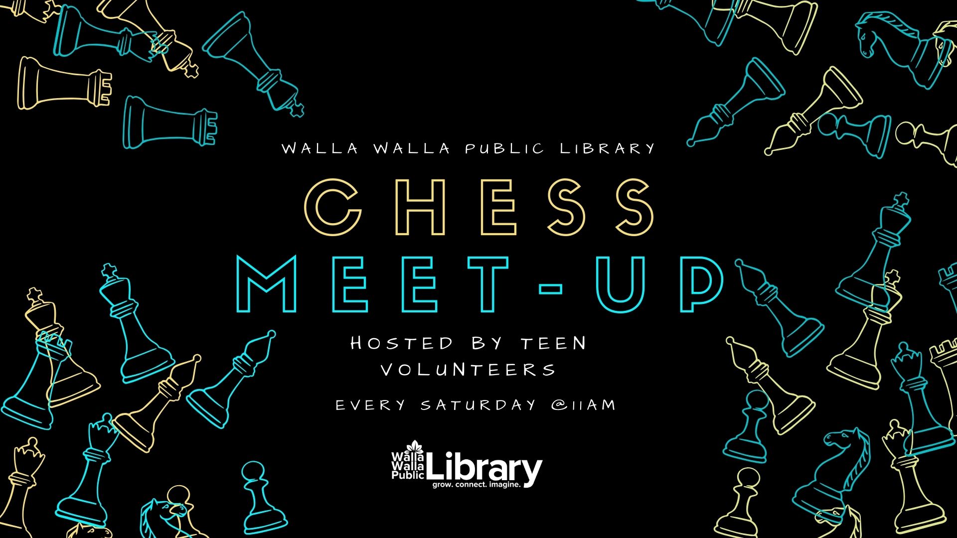 Chess Club Saturdays at 11